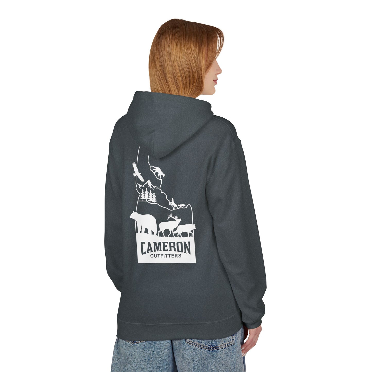 Cameron Outfitters Hoodie — Outdoor Wildlife Graphic Hooded Sweatshirt