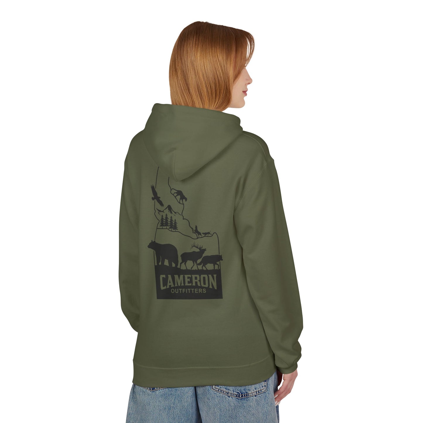 Cameron Outfitters Hoodie — Outdoor Wildlife Graphic Hooded Sweatshirt