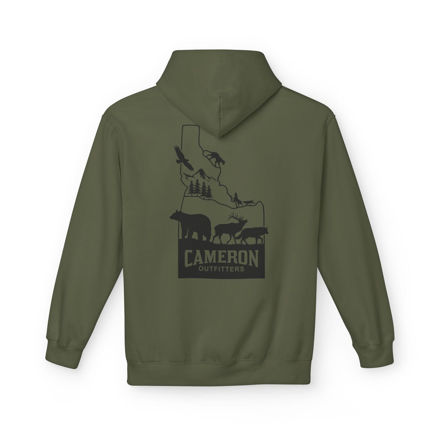 Cameron Outfitters Hoodie — Outdoor Wildlife Graphic Hooded Sweatshirt